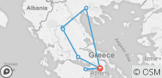  Festland Griechenlands - Entdeckungsreise - 8 Destinationen 