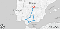  Andalusien mit Costa del Sol und Toledo von Madrid - 7 Destinationen 