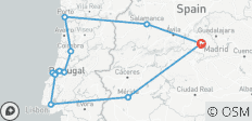 Circuito de 6 días a Lisboa y Oporto incluyendo Fátima desde Madrid - 11 destinos 