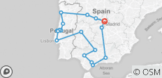  Portugal und Andalusien (von Madrid) - 18 Destinationen 