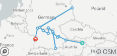  Along the Danube and the Rhine - Following the Romantic Road (port-to-port cruise) - 15 destinations 