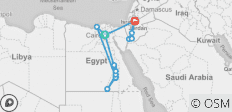  Entdecke Ägypten &amp; Jordanien - 18 Destinationen 