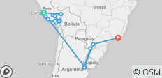  Ultimate Peru, Argentina &amp; Brazil - 20 destinations 