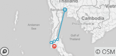 Cycle Southern Thailand - 7 destinations 