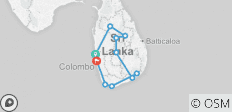  Radreise in Sri Lanka - 10 Destinationen 