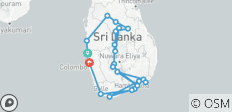 Fietstocht door Sri Lanka (21 bestemmingen) - 21 bestemmingen 