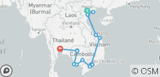 Epic Vietnam to Cambodia - 19 destinations 
