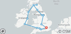  Höhepunkte aus Großbritannien und Irland - 8 Tage - 15 Destinationen 