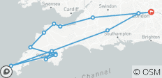  Le meilleur du Devon et des Cornouailles (sans nuitée à Londres) - 14 destinations 