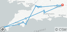  Das Beste aus Devon und Cornwall (6 Tage) - 14 Destinationen 
