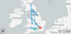  Real Britain (pas de nuit à Londres) - 13 destinations 