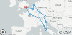  European Whirl (Winter, End London) - 16 destinations 