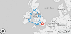  Genussreise Großbritannien und Irland (Sommer) - 8 Tage - 16 Destinationen 