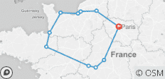  Parels van Frankrijk - incl. Normandië - 8 dagen - 11 bestemmingen 