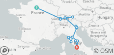  Route vers Rome (Petits groupes, Start Paris) - 16 destinations 