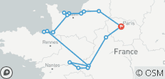  Normandy, Brittany &amp; The Loire Valley (Classic) - 17 destinations 