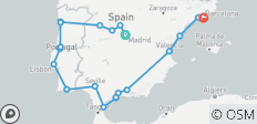  Best of Spain and Portugal (Classic, Summer, End Barcelona) - 20 destinations 