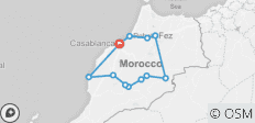  Das Beste aus Marokko (Klassische Rundreise, Sommer, 10 Tage) - 12 Destinationen 