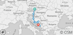  Eastern Capitals &amp; the Dalmatian Riviera (Classic, 14 Days) - 11 destinations 