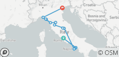  Italia Definitiva (Grupos Pequeños) - 17 destinos 