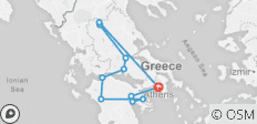  Die Pracht Griechenlands (klassische Gruppenreise, Sommer) - 7 Tage - 11 Destinationen 