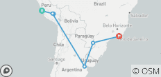  Südamerika Entdeckungsreise - 13 Tage - 7 Destinationen 