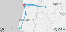  Lisbon, Porto and the Douro valley (Portugal) and Salamanca (Spain) (port-to-port cruise, 17 destinations) - 17 destinations 
