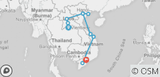  Laos to Vietnam - 16 Days - 10 destinations 