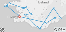  Snaefellsnes Peninsula, Südküste und Nordlichter - 5 Tage - 16 Destinationen 