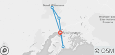  Avontuur Alaska Kenai &amp; Denali - 5 bestemmingen 