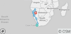  Cape to Namibia - 14 days - 11 destinations 