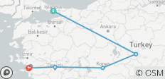  Ancient Turkey Tour - 9 destinations 
