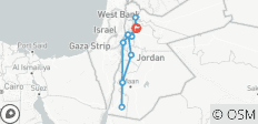  Jordanien Budget Rundreise - 10 Destinationen 