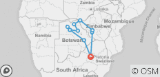  12-day Delta, Chobe Victoria Falls Accommodated - 12 destinations 
