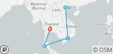  Das Beste aus Vietnam und Thailand - 12 Tage - 17 Destinationen 