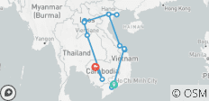  Legende von Indochina - 20 Tage - 20 Destinationen 