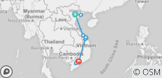  Vietnam Höhepunkte - 11 Tage - 10 Destinationen 