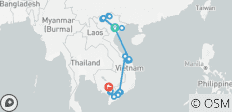  Ontdekkingstocht door de Mekong-delta - van Hanoi naar Phnom Penh - 17 dagen - 30 bestemmingen 