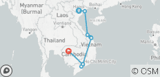  Luxe 5*: Essentie van Vietnam &amp; Cambodja - 12 dagen - 11 bestemmingen 
