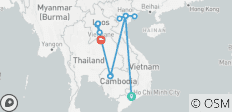  Indochina Explorer: Vietnam, Cambodia &amp; Laos 15-Day - 19 destinations 