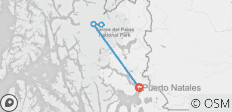 Winter Trekking Tour in Chiles Patagonien - 3 Destinationen 