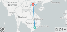  Vietnam auf einen Blick - 7 Tage - 6 Destinationen 