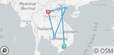  Best of Vietnam, Cambodia &amp; Laos - 14 Days - 18 destinations 
