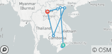  Das Beste aus Indochina - 16 Tage - 18 Destinationen 