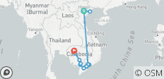  Vietnam en Cambodja verkennen via de Mekong - 12 dagen - 19 bestemmingen 