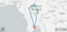  Privat geführte Rundreise: Die Legende von Myanmar für Hochzeitsreisende - 9 Destinationen 