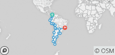  South America Group Overland Tour - 19 destinations 