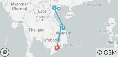  Vietnam - 12 Days. Departure every Saturday from Hanoi - 15 destinations 