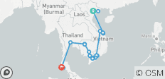  Eindeloze schoonheid van Vietnam, Cambodja en Thailand - 19 dagen - 23 bestemmingen 