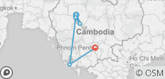  Private Tour: Kambodscha Strandlegende - 8 Tage - 7 Destinationen 
